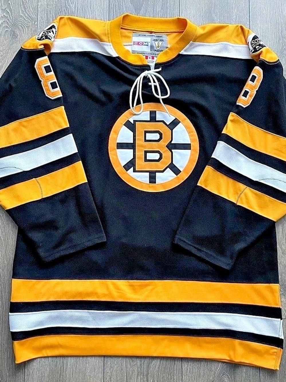 Vinatge Boston Bruins CCM Vintage Cam Neely Hockey Jersey Men 52